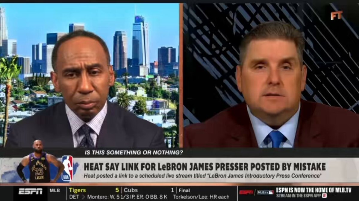 Brian Windhorst LeBron James press conference take