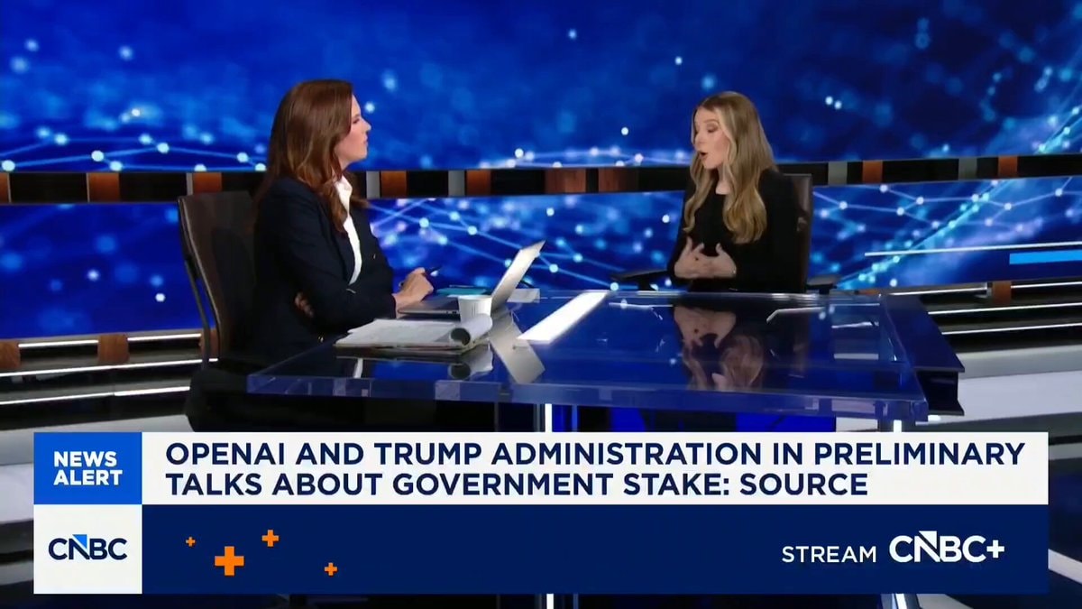 OpenAI Trump administration talks