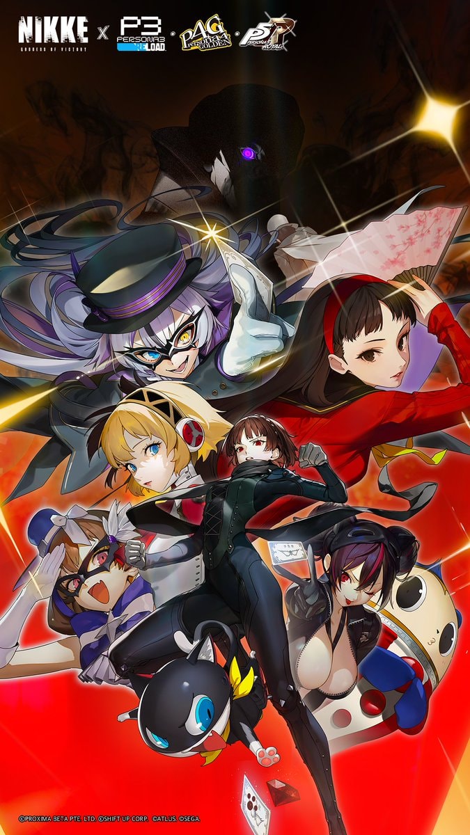 PERSONA × NIKKE Collaboration Illustrations (photo 1 of 4)