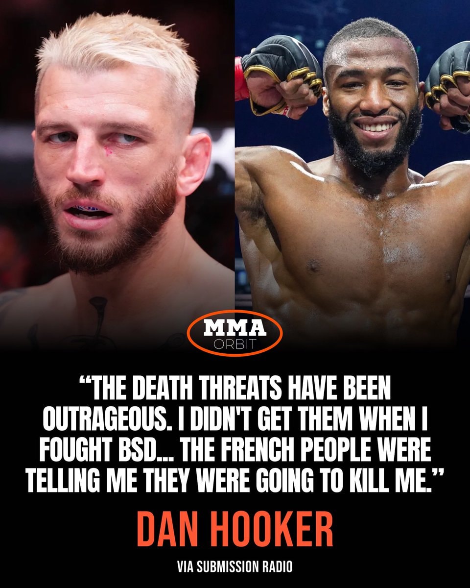 Dan Hooker death threats UFC Paris