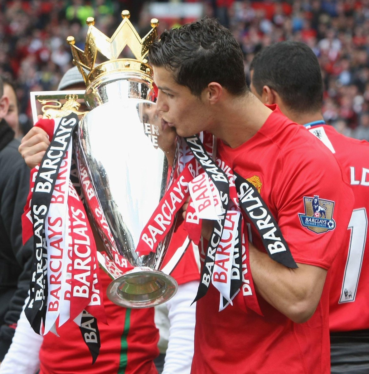 Cristiano Ronaldo Manchester United Premier League three peat