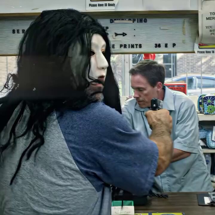 Tense store confrontation
