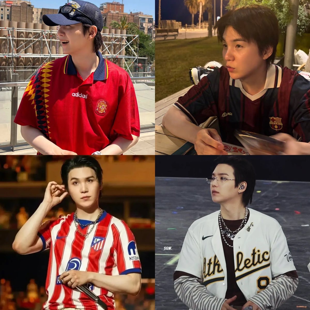 Yoongi sports jersey edits