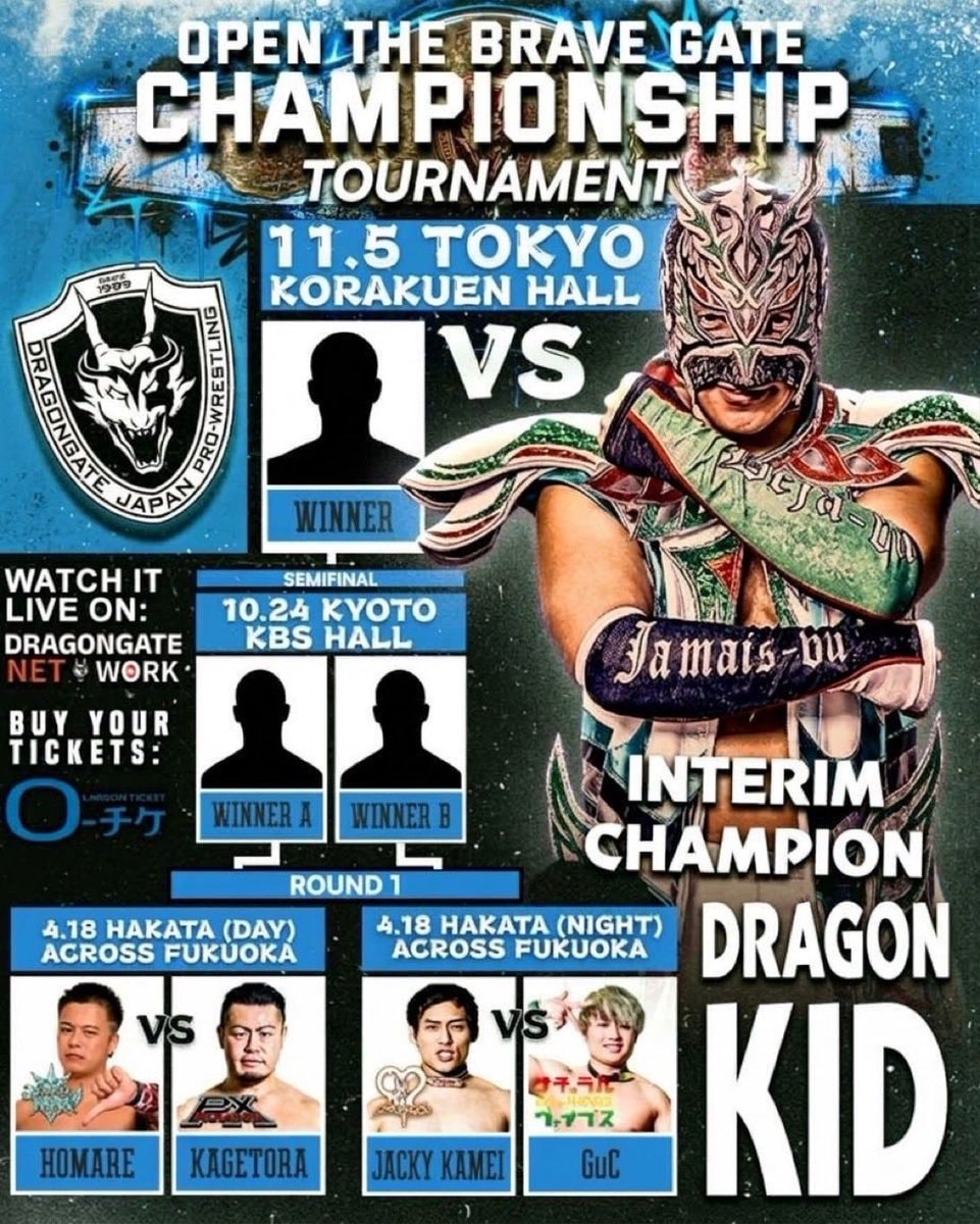Dragongate Open the Brave Gate Tournament