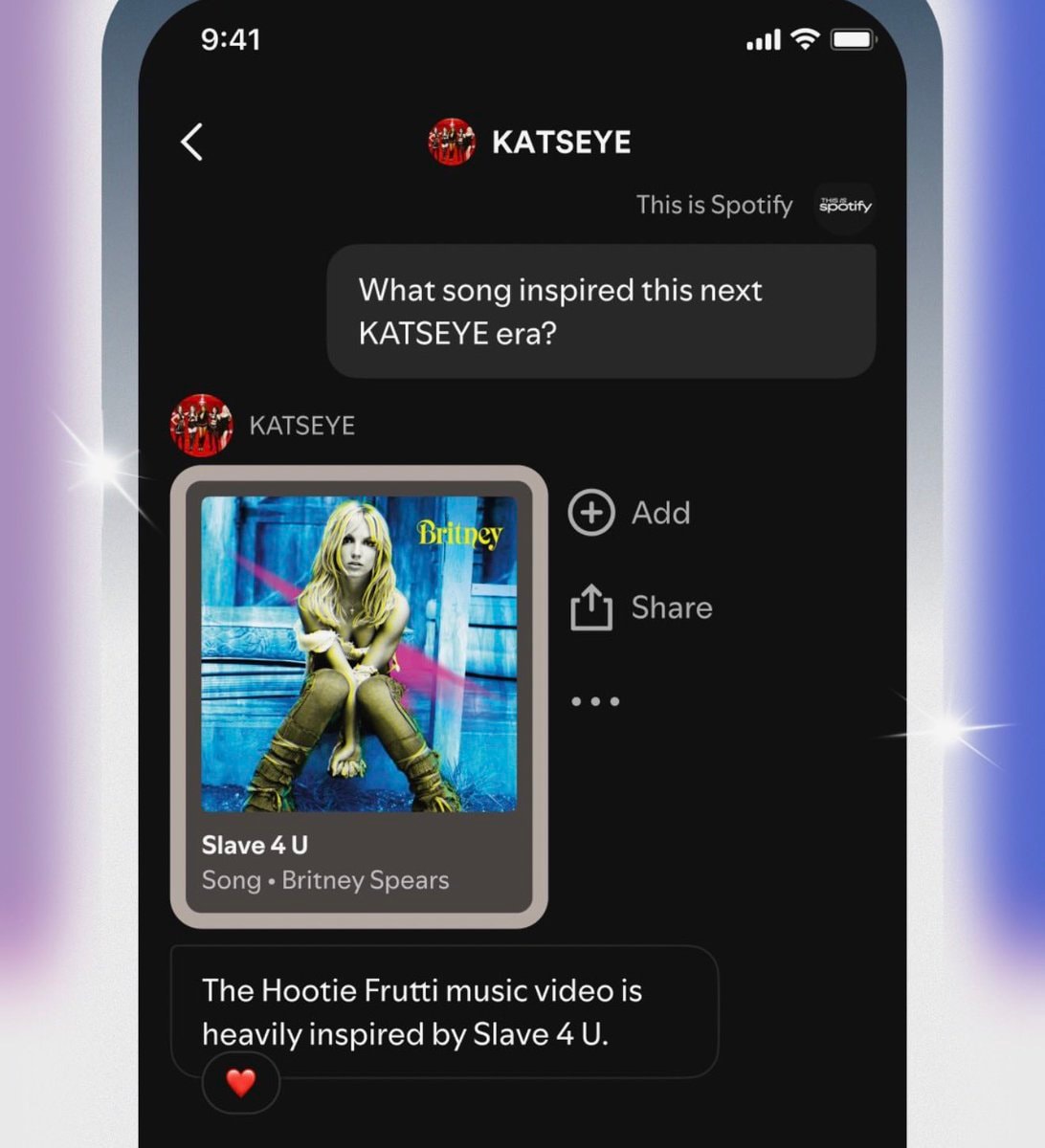 KATSEYE Hootie Frutti Britney Spears inspiration (photo 2 of 2)