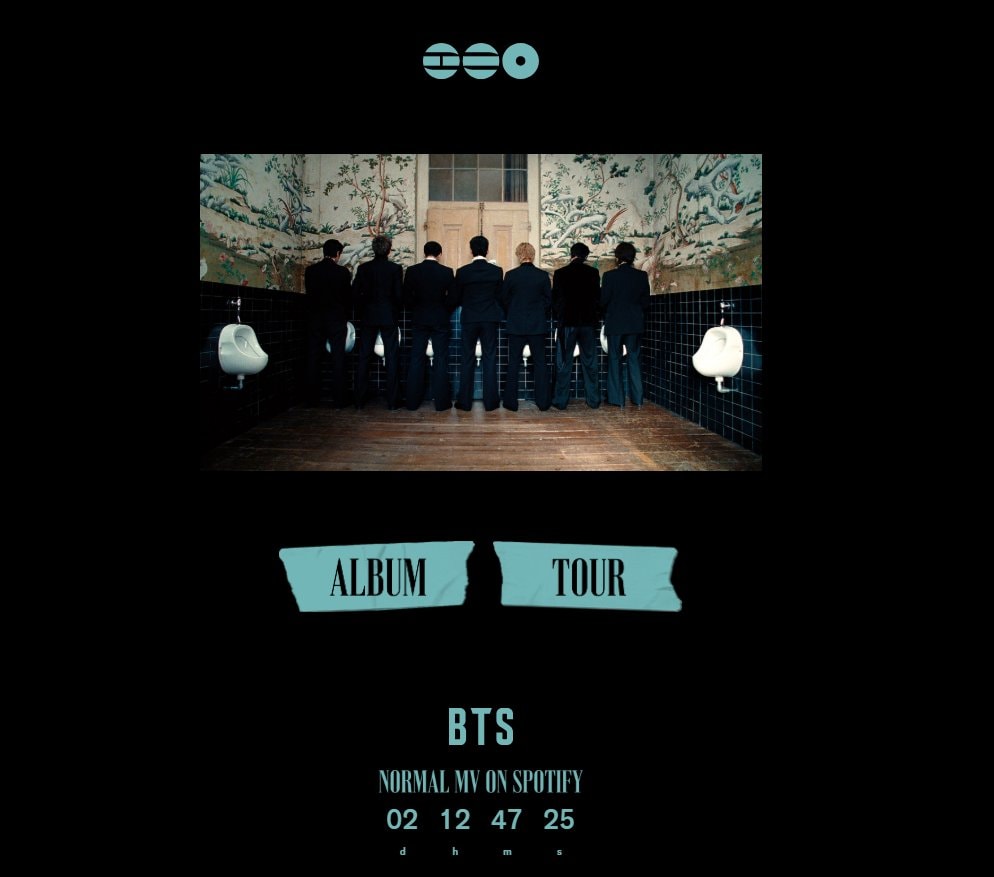 BTS Normal music video Spotify July 17 (photo 2 of 2)