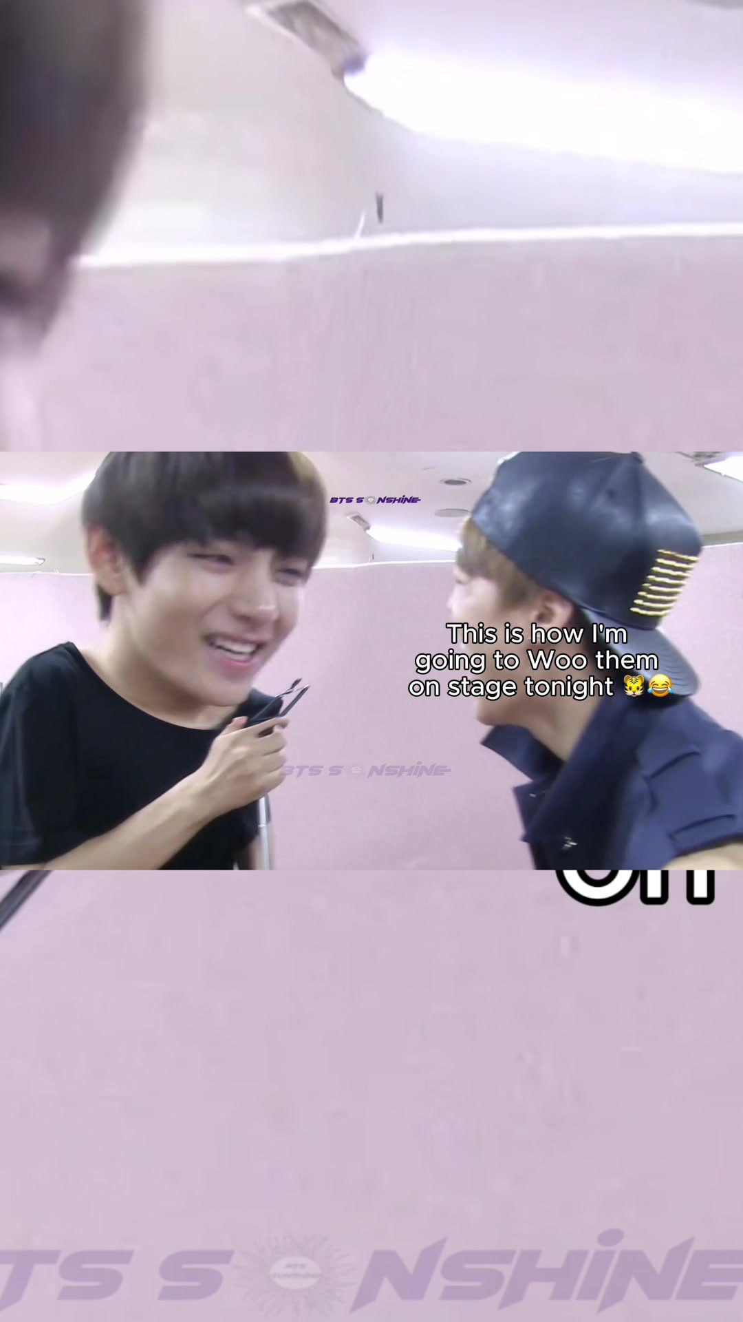 Taehyung funny performance for Jimin