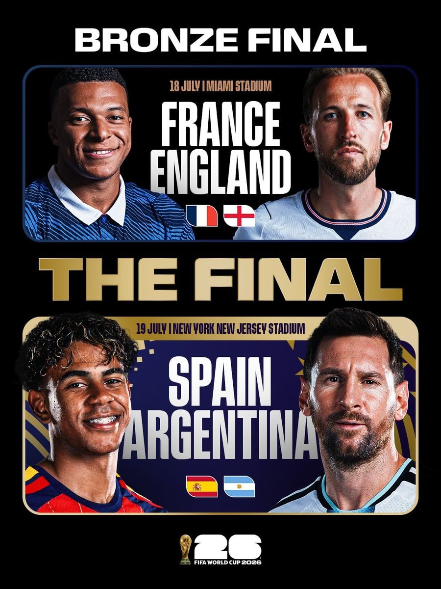 FIFA World Cup 2026 final and bronze match
