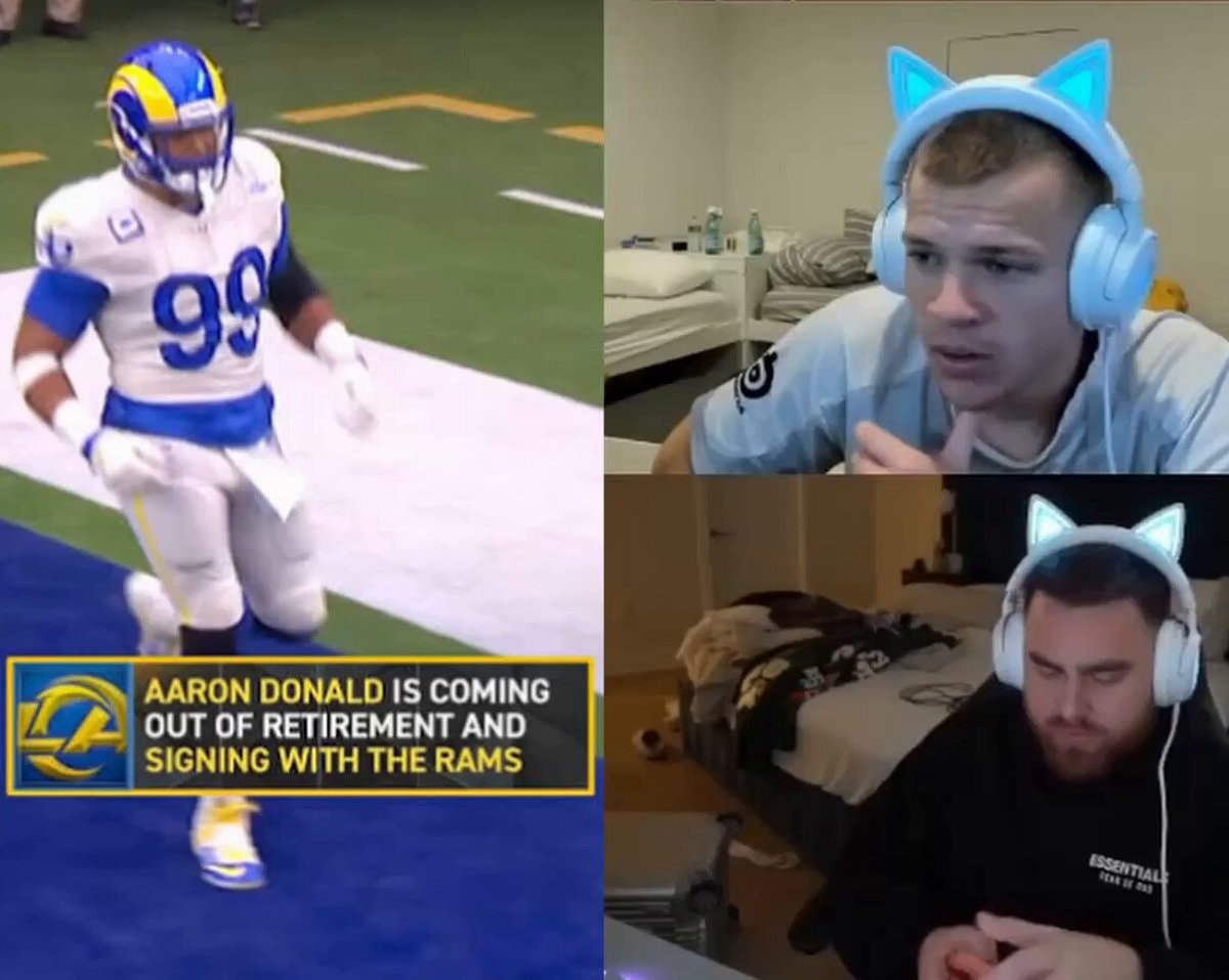 Jynxzi reacts to Aaron Donald unretiring Jynxzi reacts to Aaron Donald unretiring