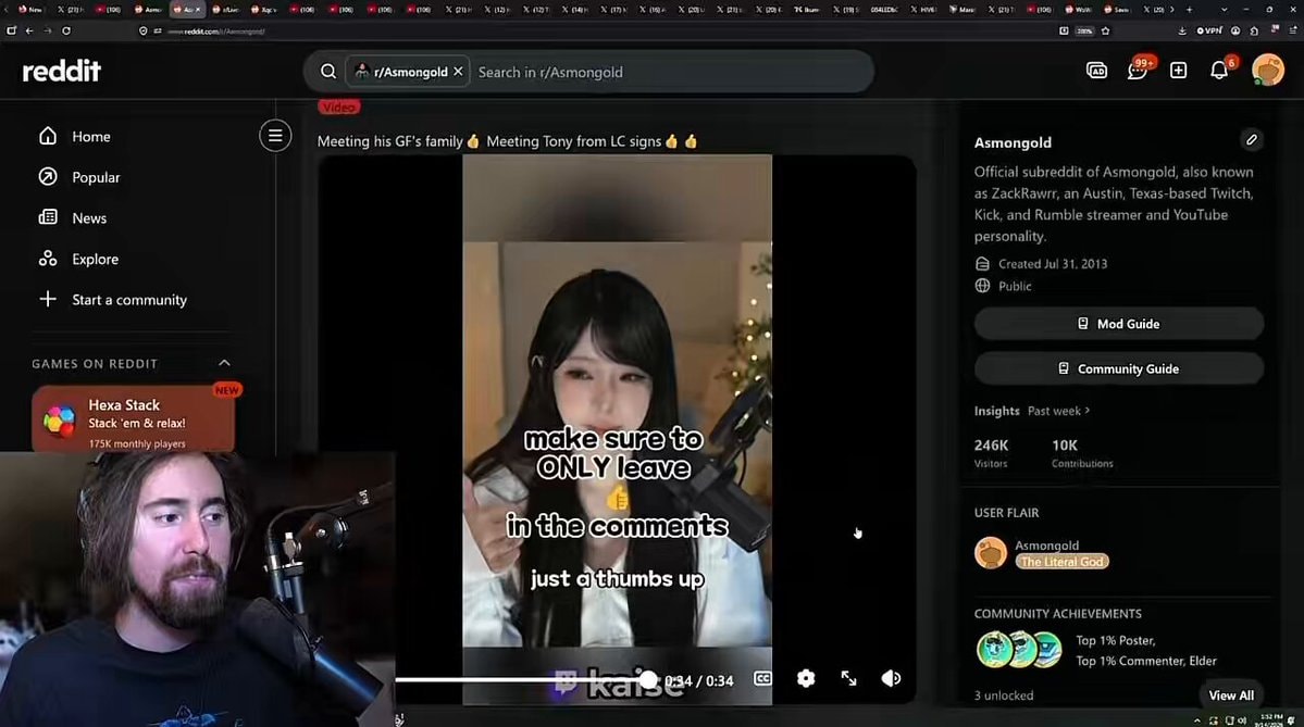 Asmongold China trip plans