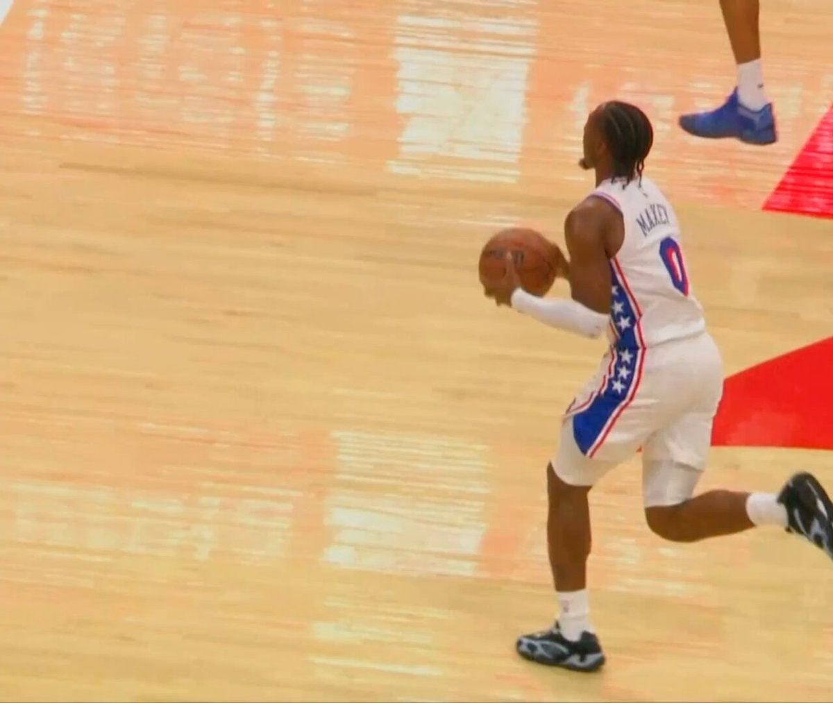 LeBron James at the rim