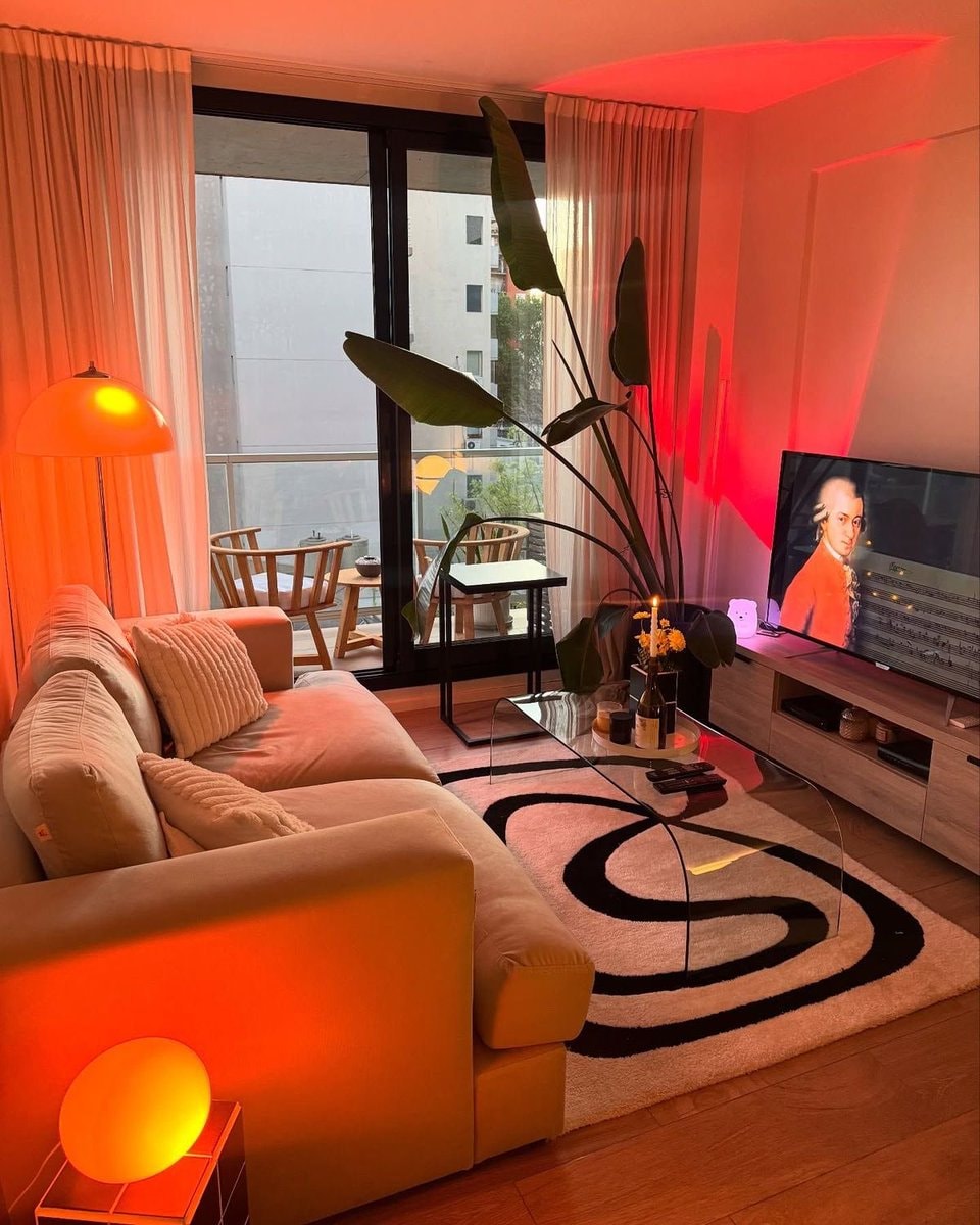 Cozy living room anime setup (photo 2 of 2)