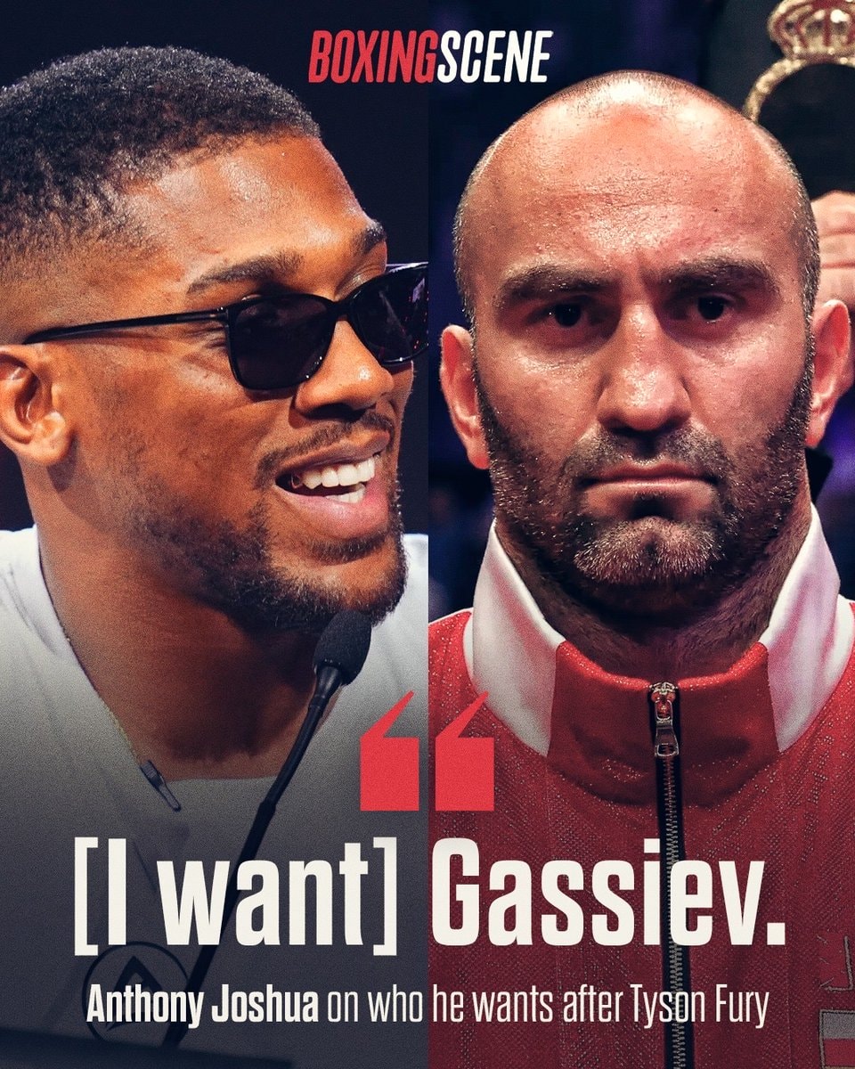Anthony Joshua wants Murat Gassiev