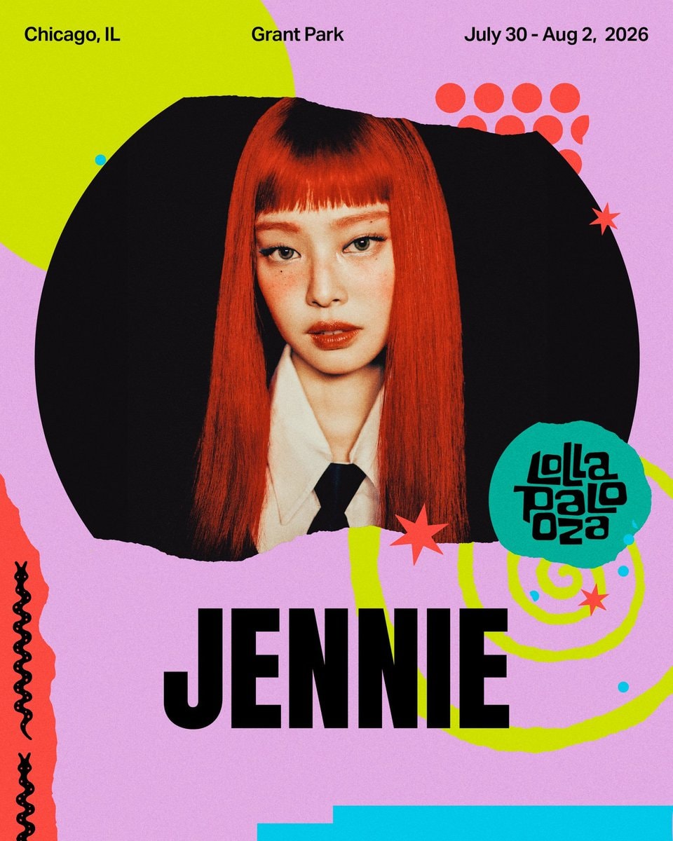JENNIE Lollapalooza Chicago 2026