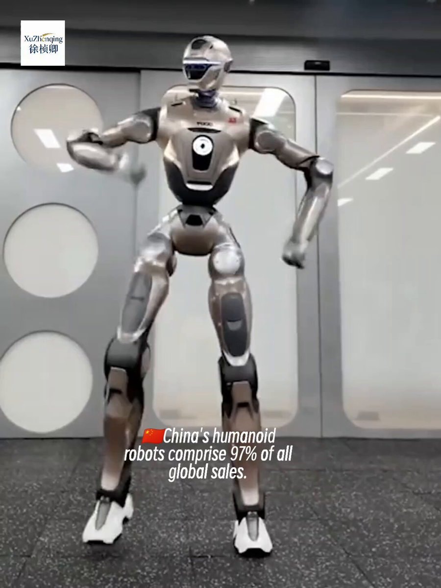China humanoid robot sales dominance