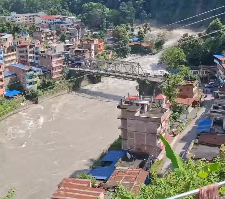 Nepal border flash flood