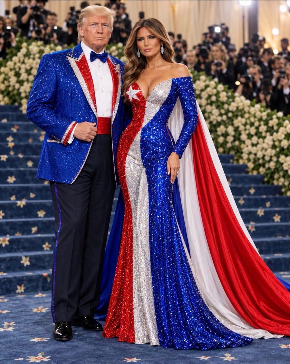 Trump Met Gala AI edit