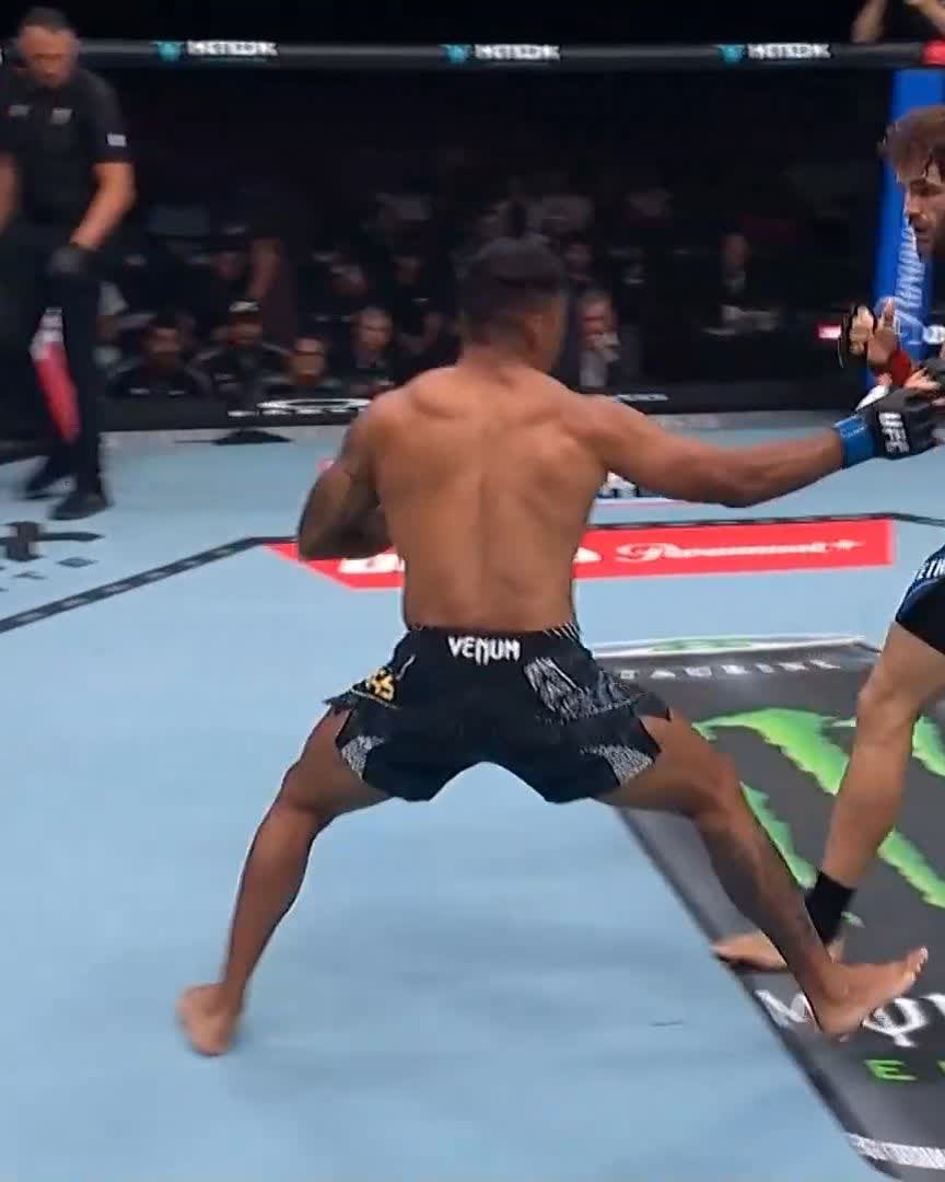 Matthieu Duclos nasty left hook UFC Paris