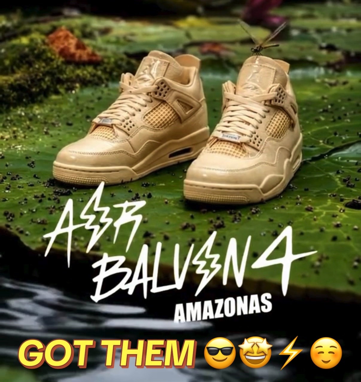 JBALVIN JORDAN 4 sneakers