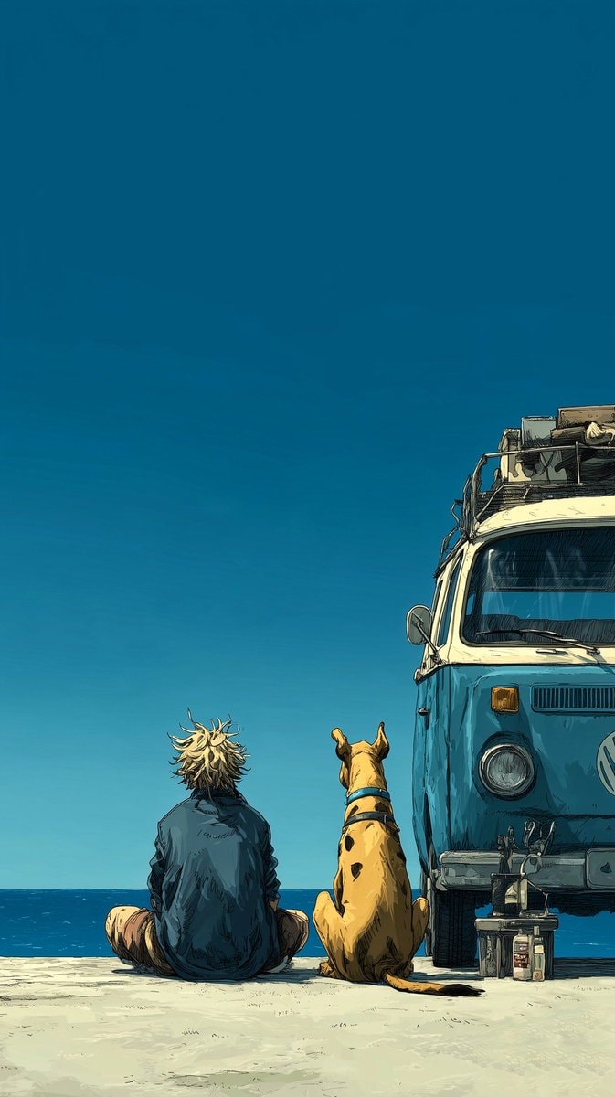 Scooby-Doo with man and dog (photo 2 of 3)