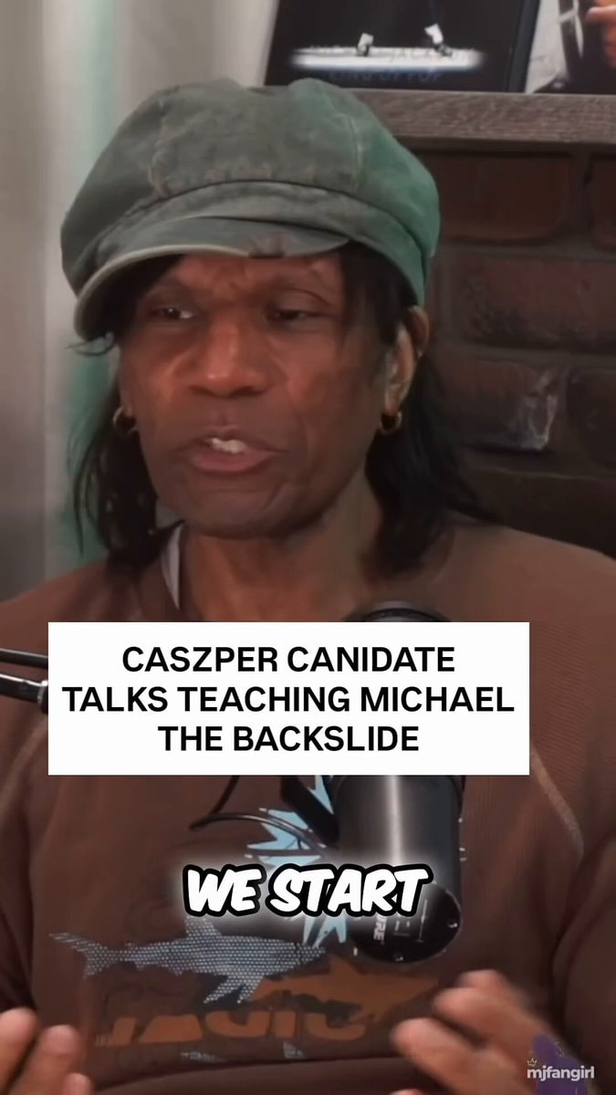 Caszper Canidate teaching Michael the backslide