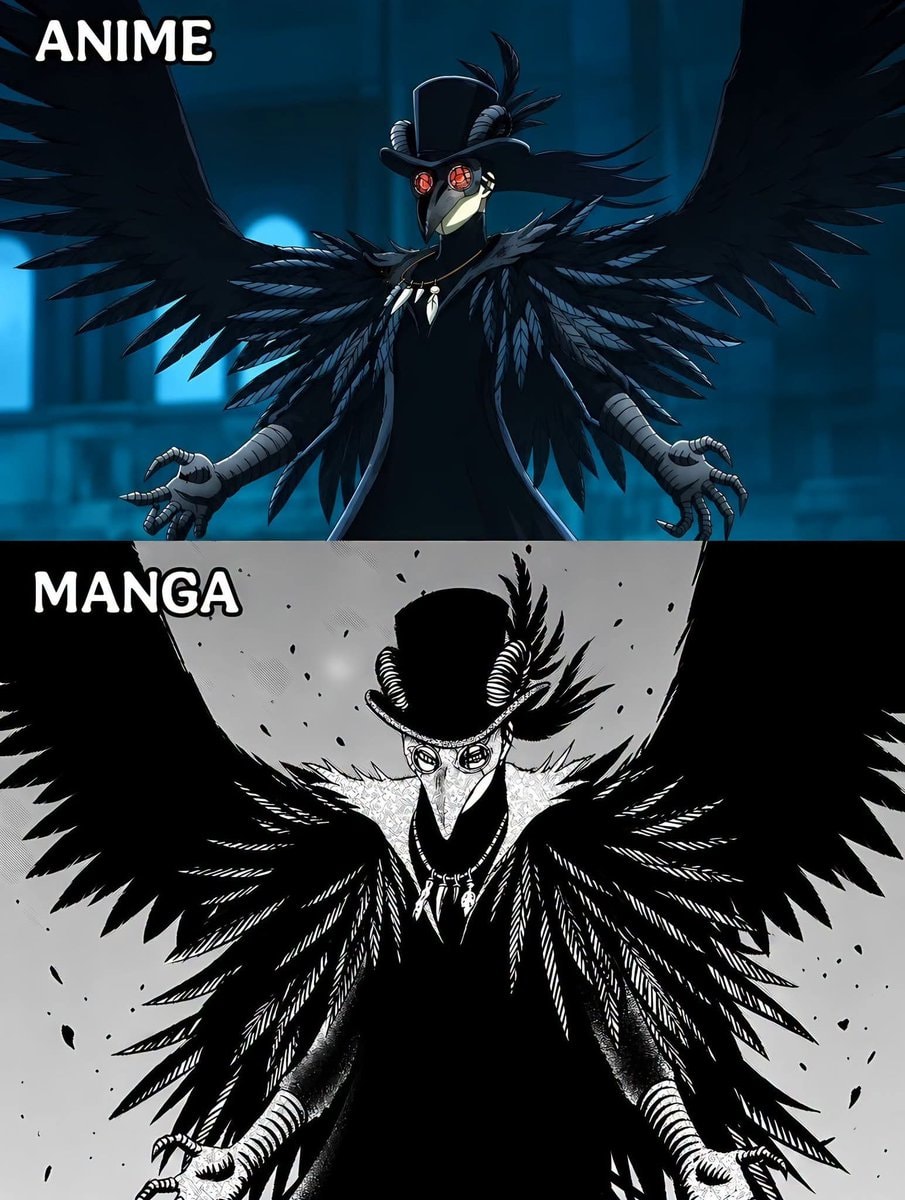 anime vs manga plague doctor comparison