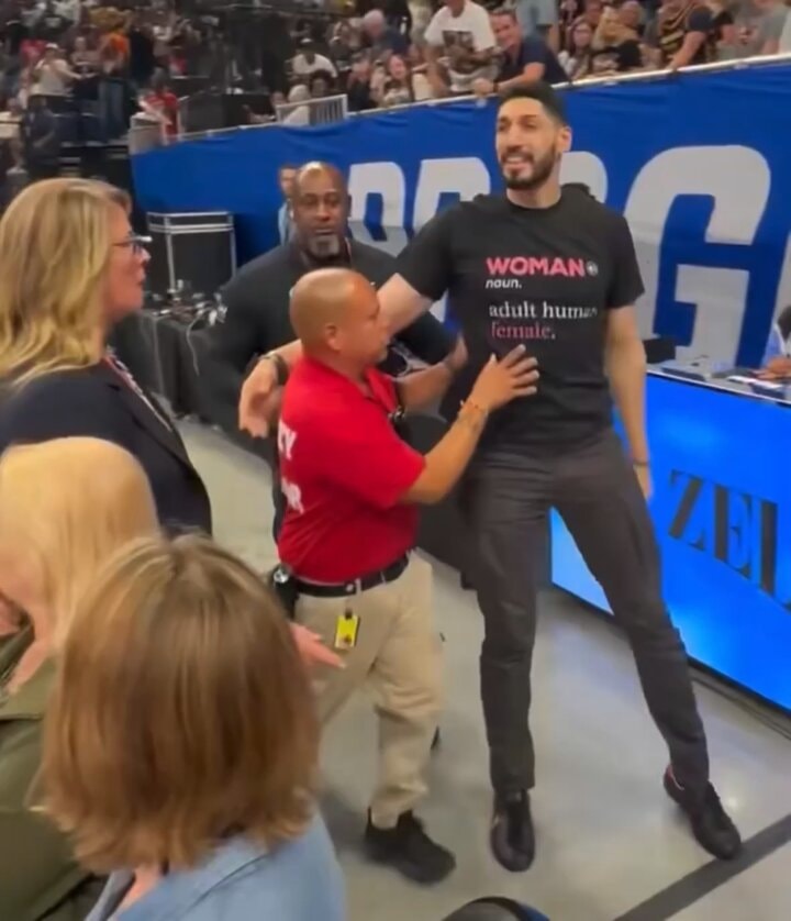 Enes Kanter Freedom WNBA shirt incident