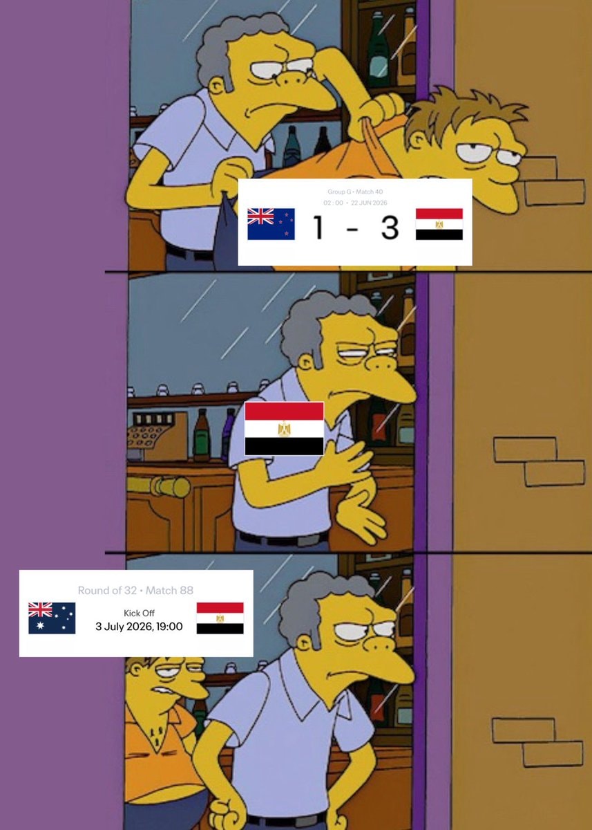 Egypt World Cup meme Simpsons