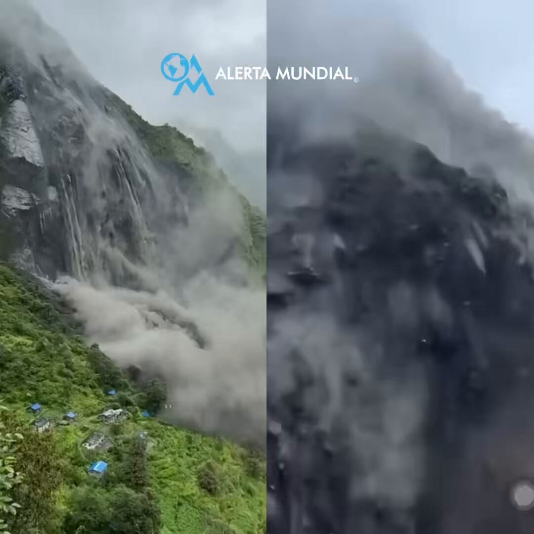 Landslide blocks Chaulani River in Darchula Landslide blocks Chaulani River in Darchula