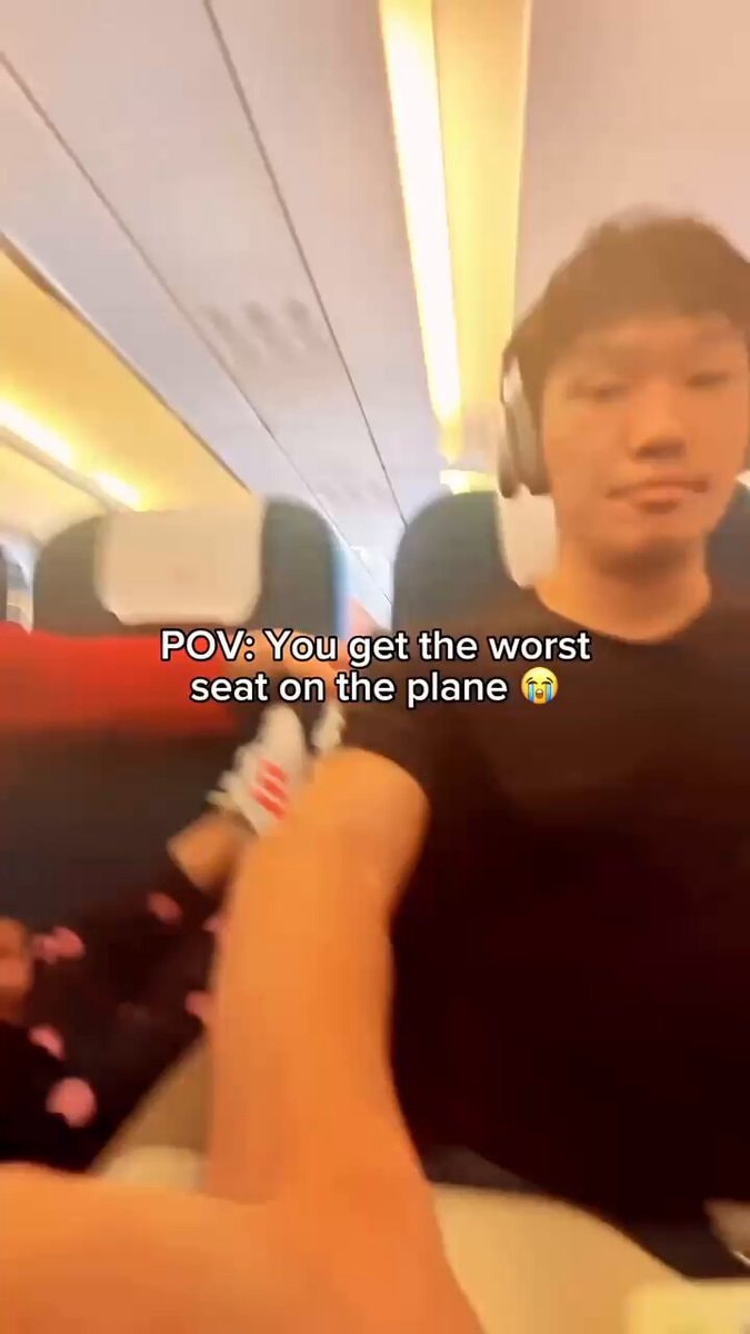 POV worst seat on plane