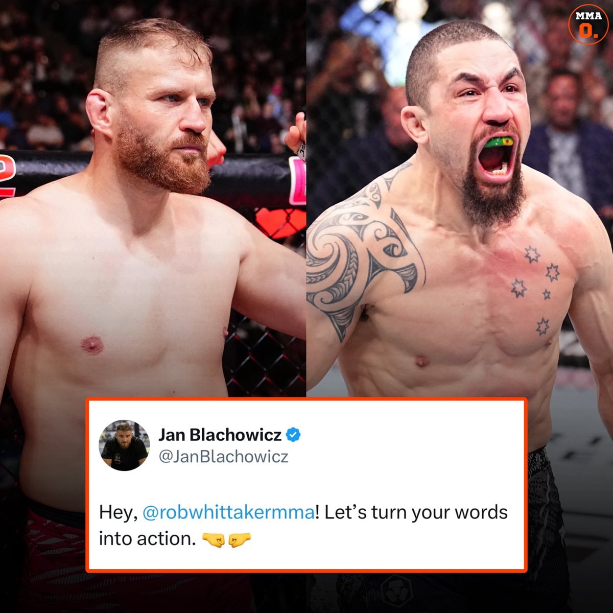 Jan Blachowicz calls out Robert Whittaker