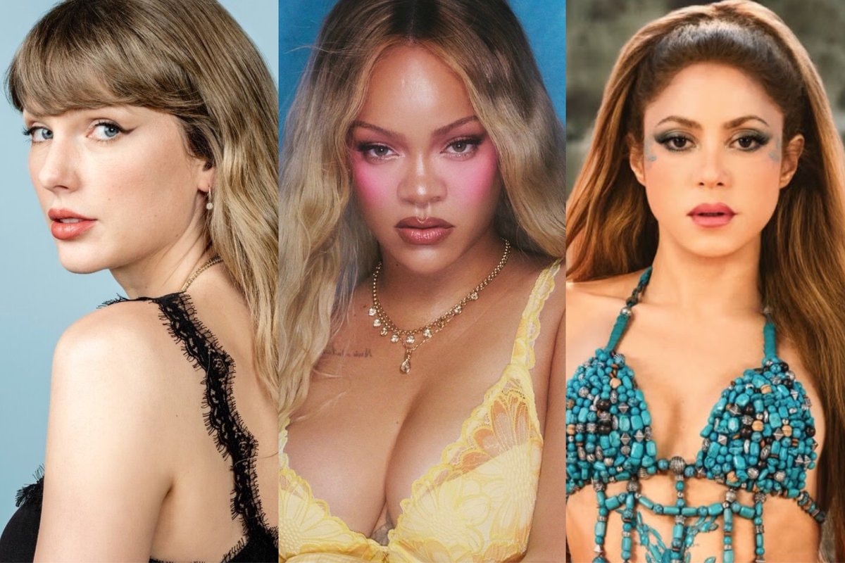 Shakira Taylor Swift Rihanna Spotify Global Chart #1s