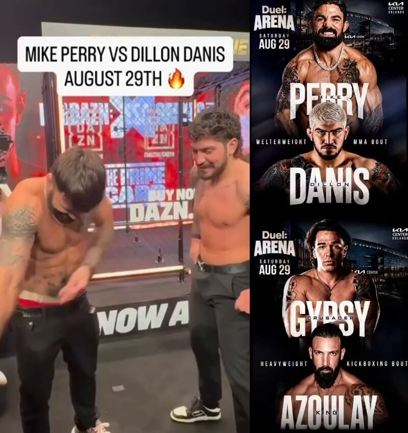 Duel Arena August 29th Mike Perry vs Dillon Danis