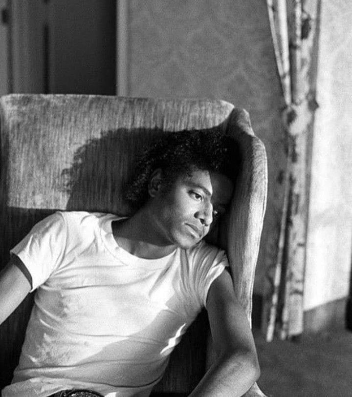 Michael Jackson pensive portrait