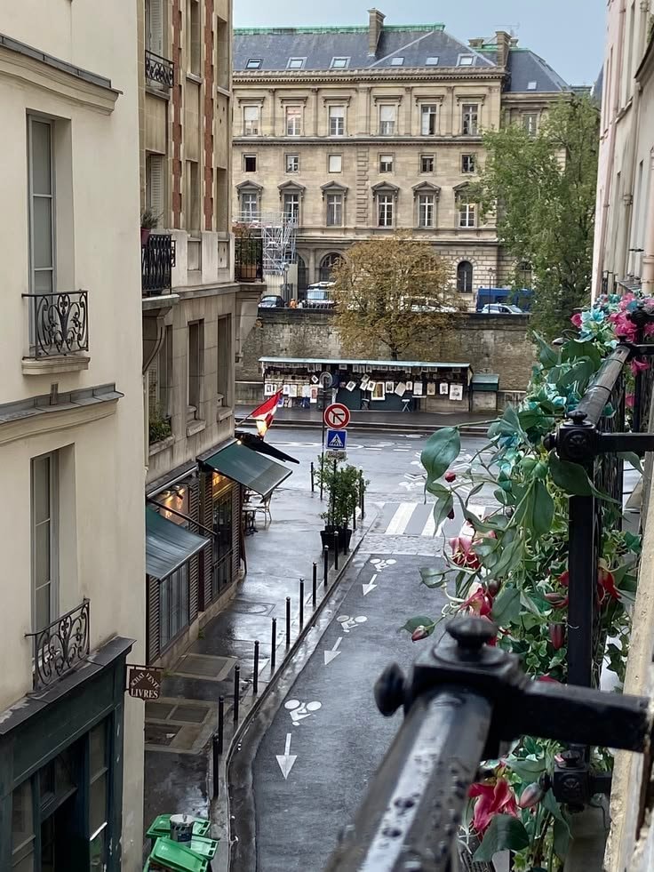 Paris France street scene