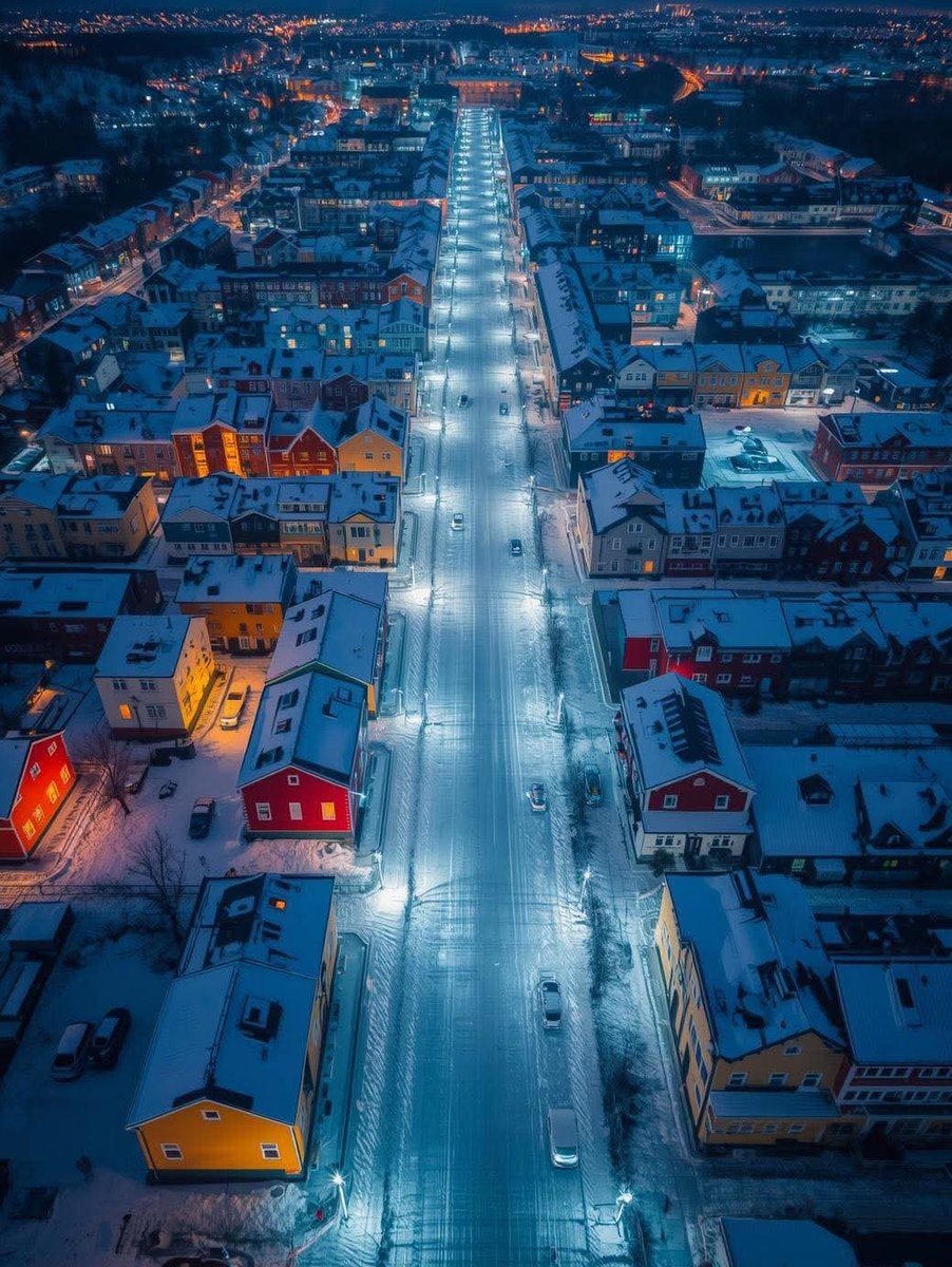 Sweden winter town