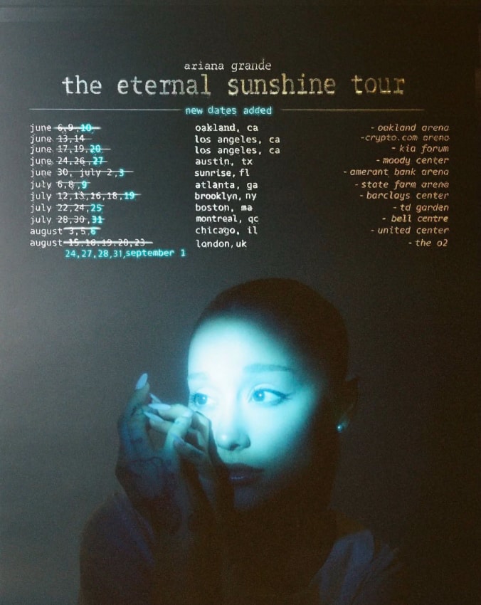 Ariana Grande Eternal Sunshine Tour conclusion (photo 2 of 2)