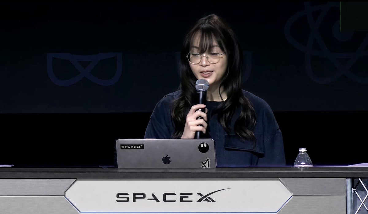 SpaceXAI engineer Lauren Tan GrokBot agents talk