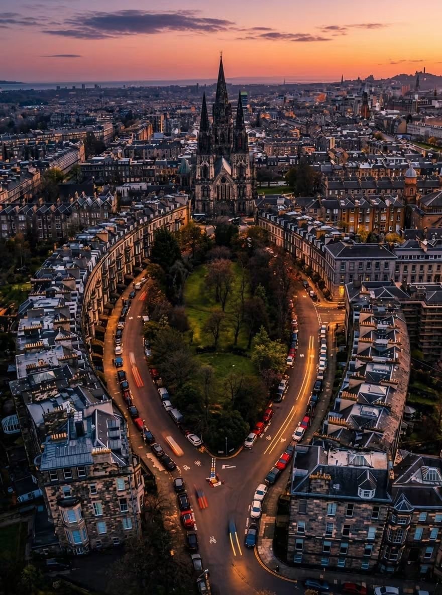 Edinburgh Scotland cityscape