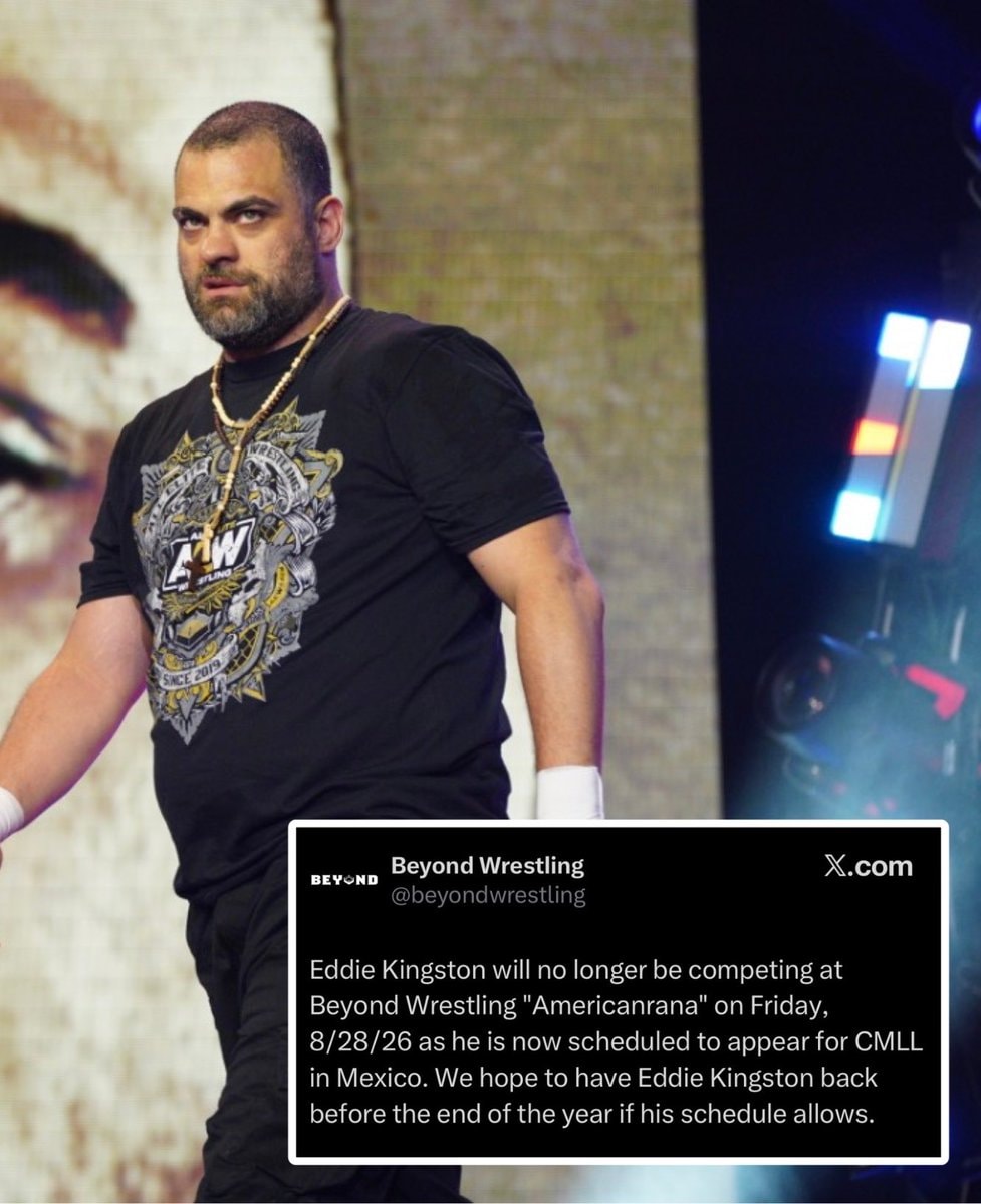 Eddie Kingston misses Americanrana for CMLL Eddie Kingston misses Americanrana for CMLL