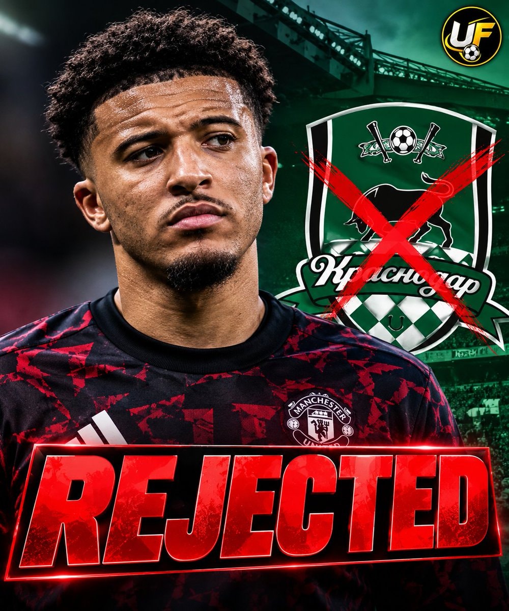 Jadon Sancho rejected by FC Krasnodar