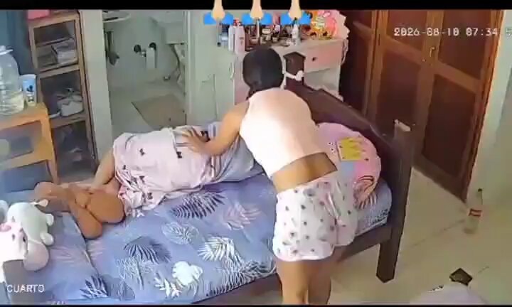 Colombia earthquake inside a home
