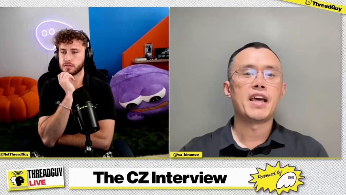 The CZ Interview ThreadGuy Live
