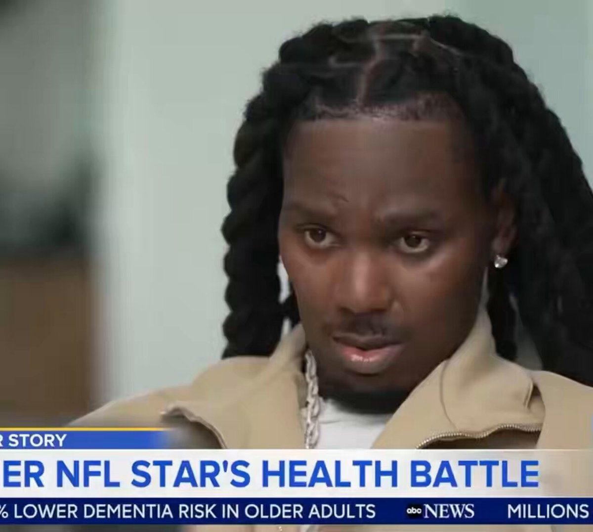 Chris Johnson health battle