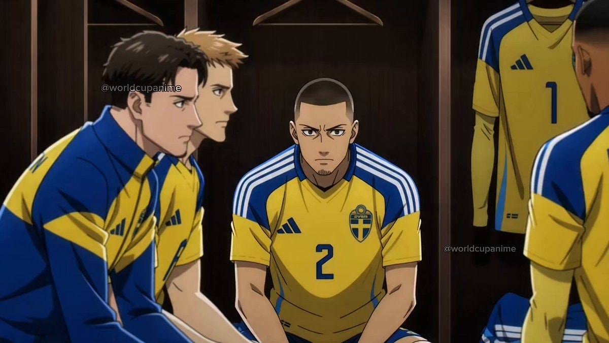 World Cup Anime France vs Sweden