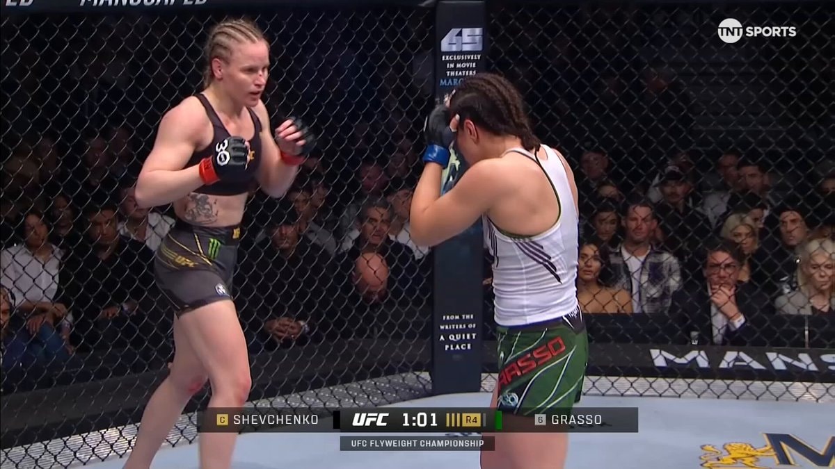 Alexa Grasso finishes Valentina Shevchenko