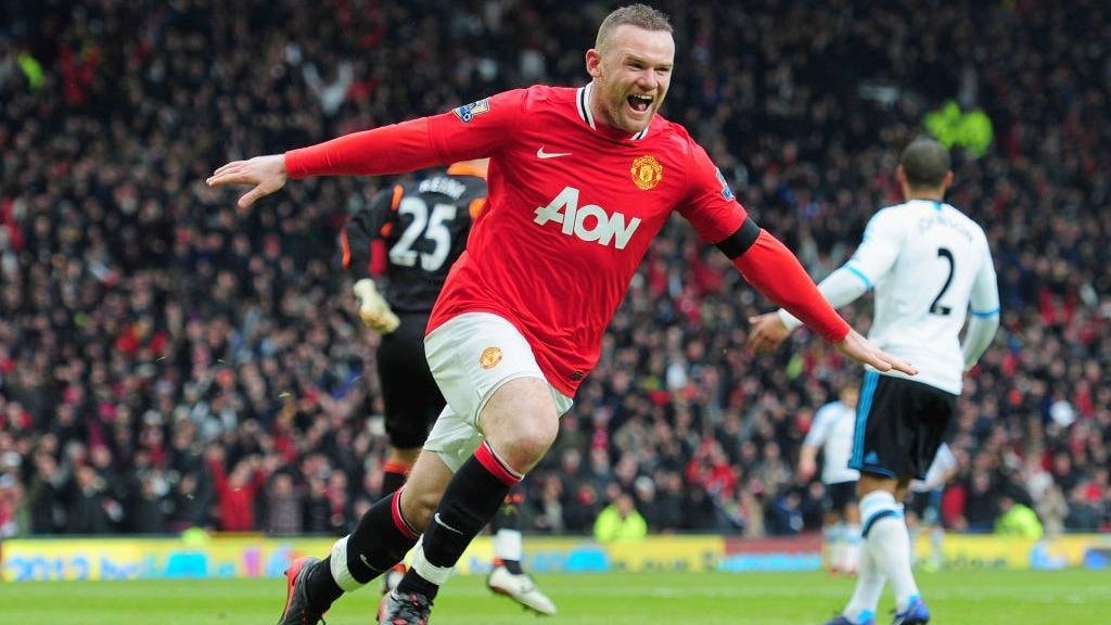 Wayne Rooney Manchester United celebration
