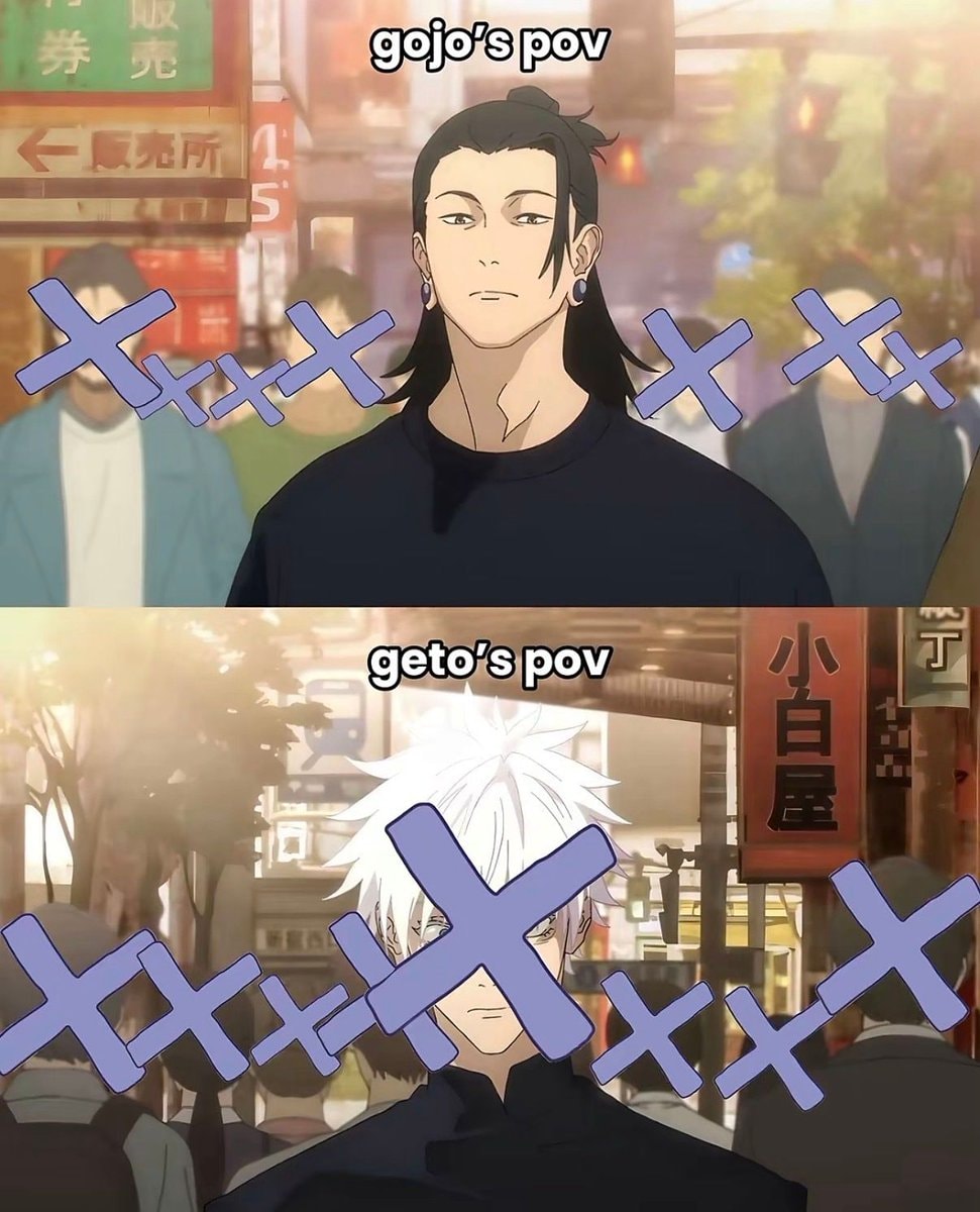 Jujutsu Kaisen Gojo and Geto POV