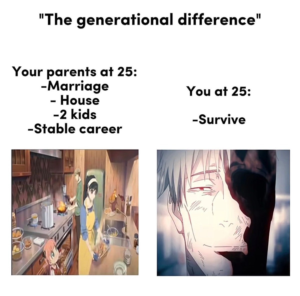 generational differences meme