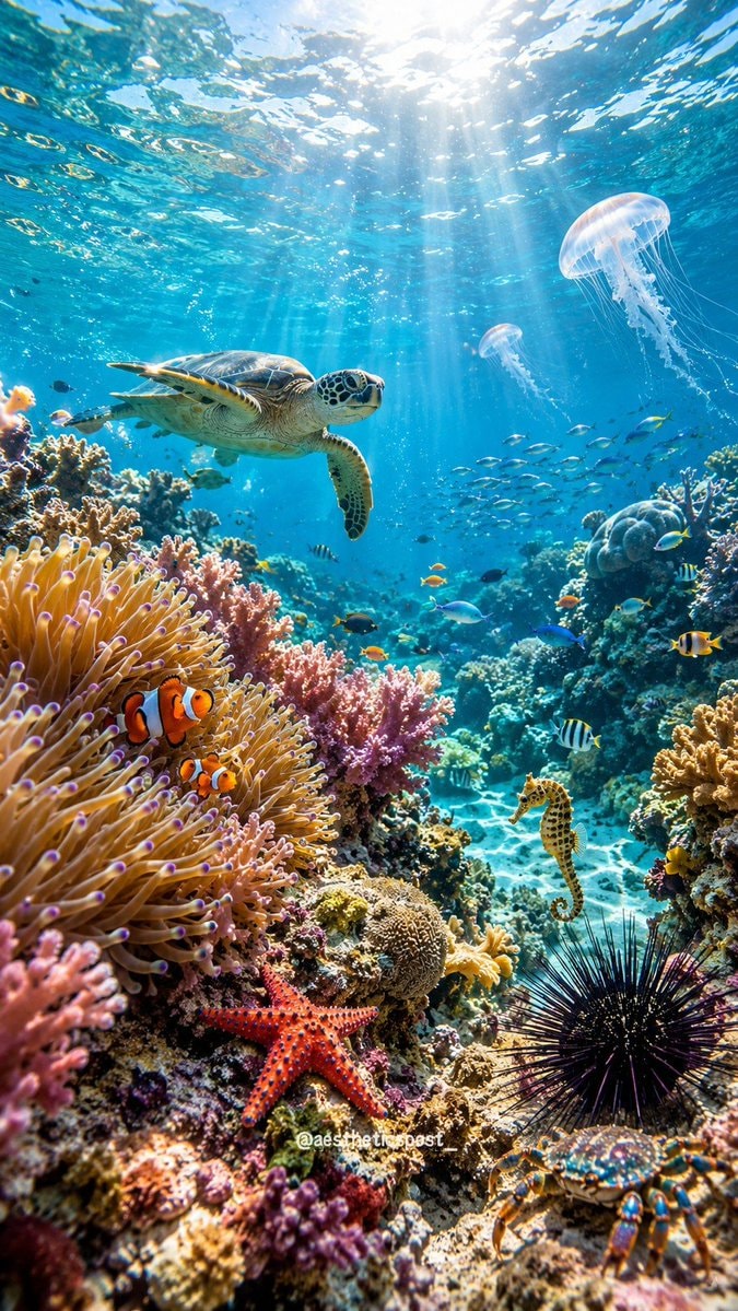 location beneath the ocean surface